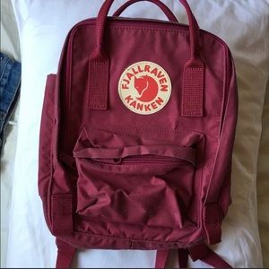 Authentic Maroon Mini Kanken